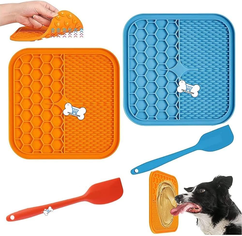 Abbie’s Pets and Exotics Lick Mat – Silicone Feeding Mat for Dogs & Cats