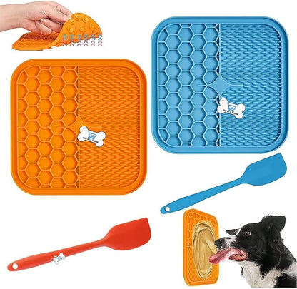 Abbie’s Pets and Exotics Lick Mat – Silicone Feeding Mat for Dogs & Cats