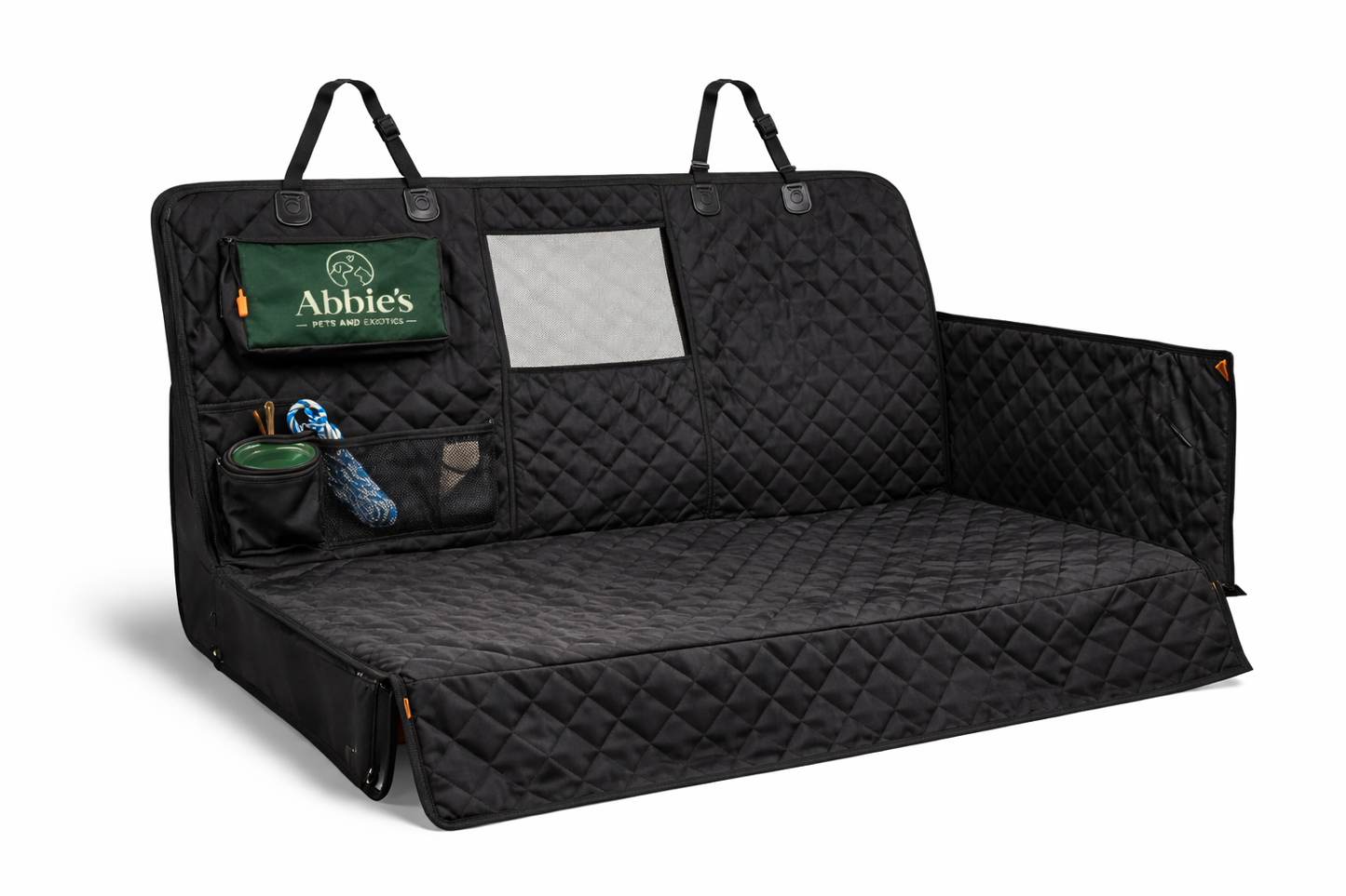 Abbie’s Pets and Exotics Dog Car Seat Cover – Protective Back Seat Cover for Dogs